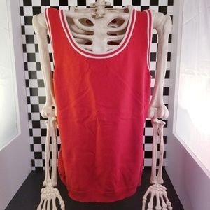 🕯SOLD🕯🕸 Red Varsity Tank